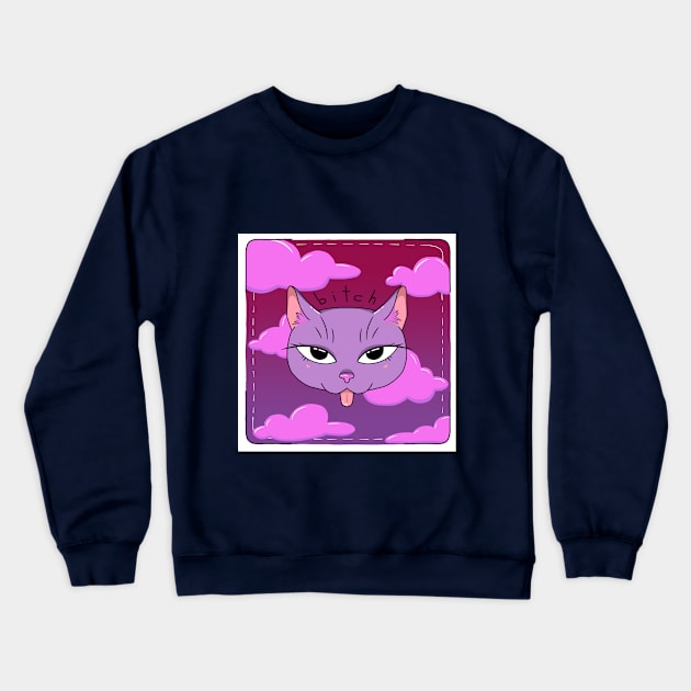 little kitty Crewneck Sweatshirt by yourhush